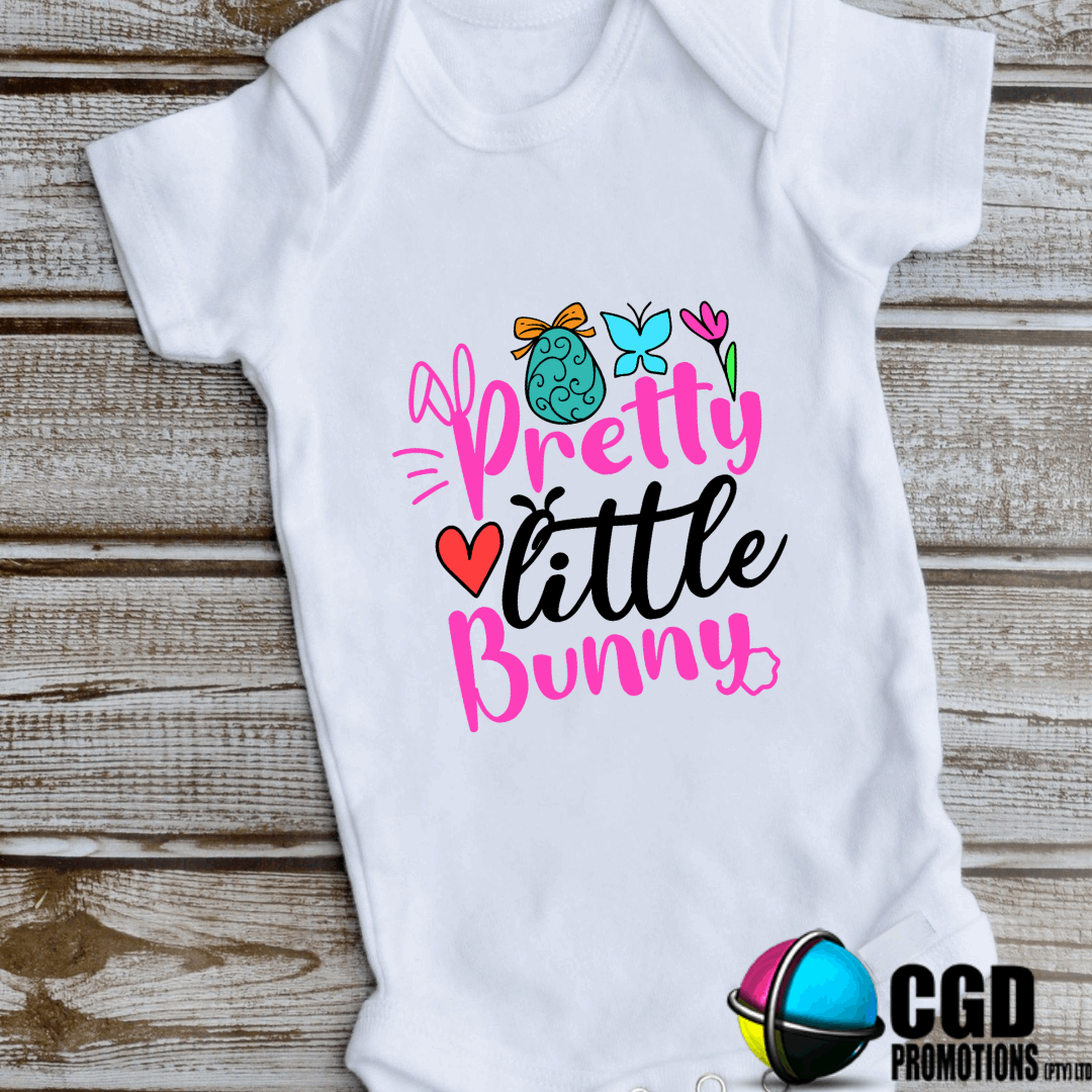 Pretty Little Bunny - Easter Printed Baby Grow