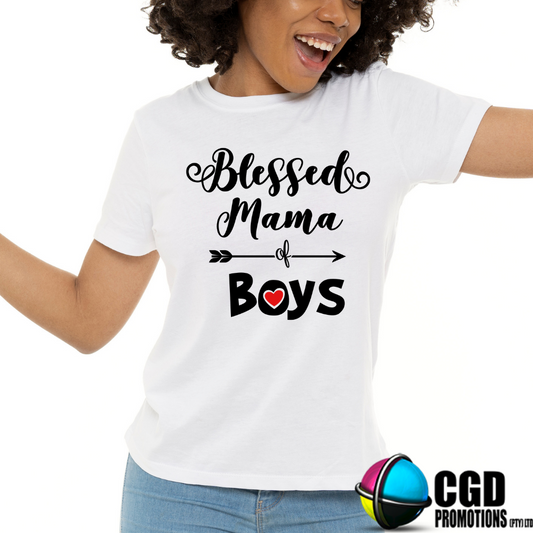 Blessed Mama of Boys Shirt