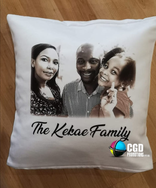 Custom Designed Scatter Cushion – Personalised Cushion SA | CGD Promotions