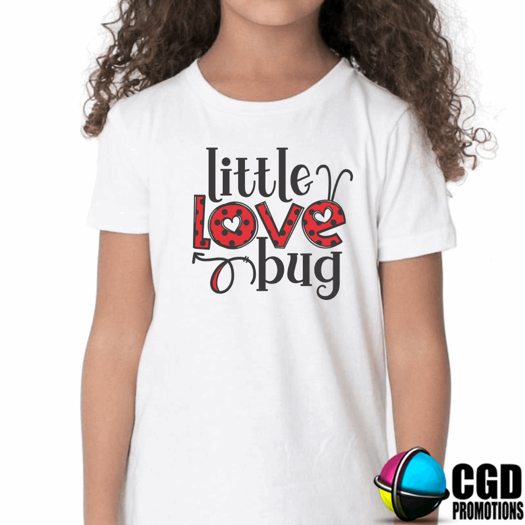 Little Love Bug - Valentines Day Shirt - Kids Shirts