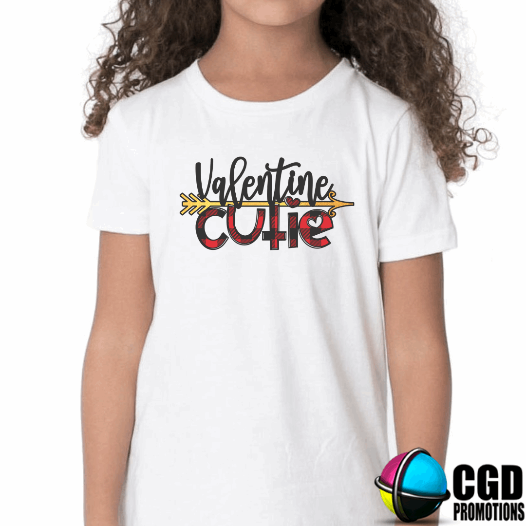 Valentine Cutie - Valentines Day Shirt - Kids Shirts