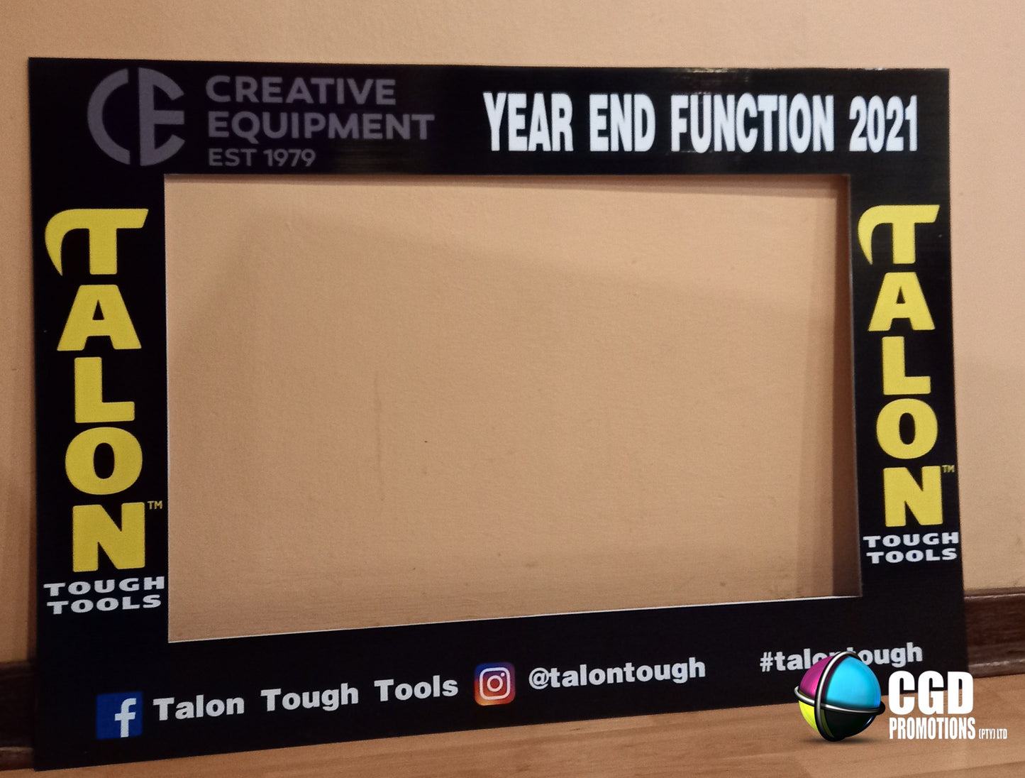A1 Custom A1 Photoshoot & Selfie Frames – Personalized Party Props | CGD Promotions