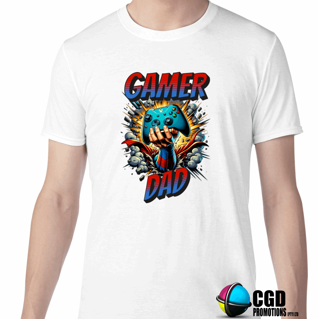Gamer Dad Printed Shirt
