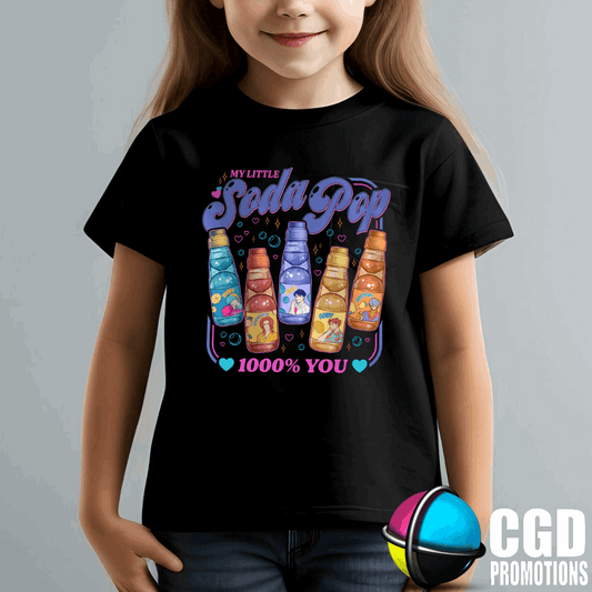"K-pop Demon Hunter inspired shirt front design" My Little Soda pop