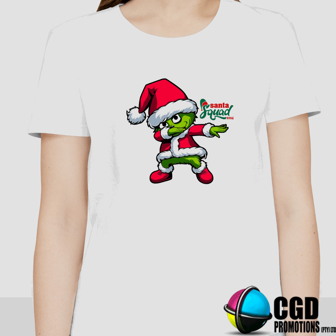 Dubbing Grinch Xmas Dub Christmas Printed Shirt for the Whole Family - Matching Unisex, Ladies Fitted & Kids