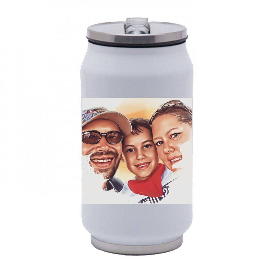 Custom Tin Can - Personalised Double-Walled 400ml Stainless Steel Can White SA | CGD Promotions (Copy)