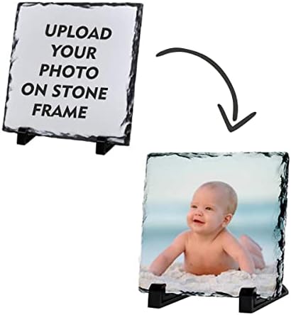 Custom Design Personalised Stone Slate Photo Plaque (various sizes)