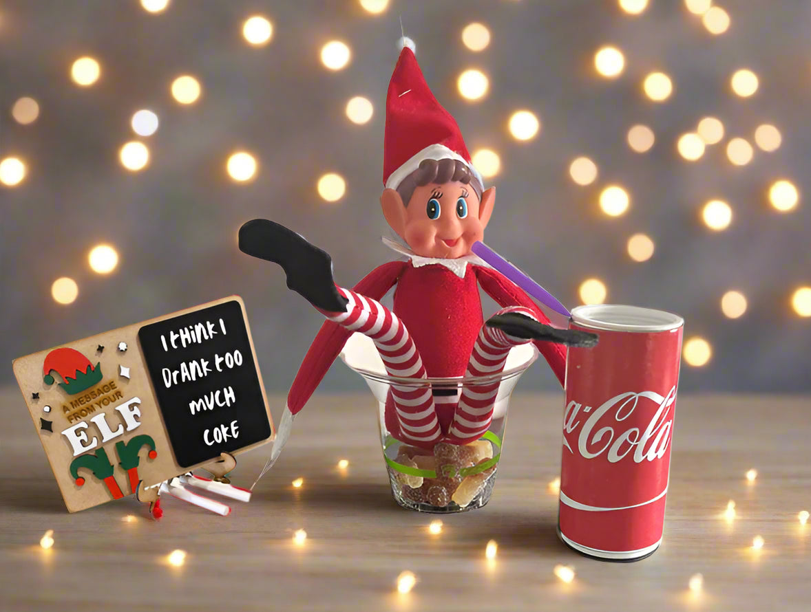 24-day Elf on the Shelf Activity Boxes showing wrapped surprise items for holiday fun
