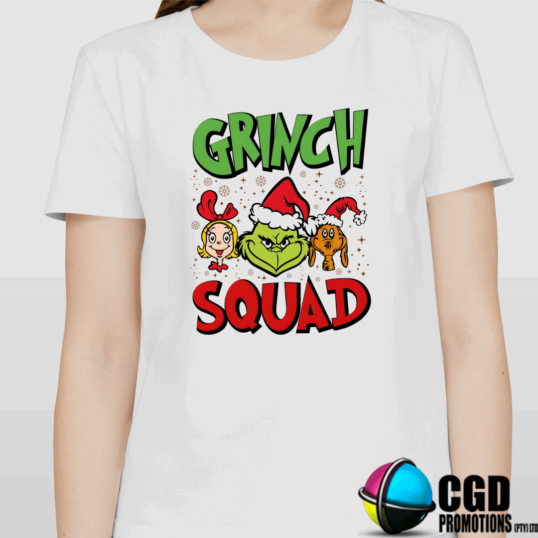 Grinch Ew People Christmas Printed Shirt - Matching Christmas Adult Unisex, Ladies Fitted & Kids