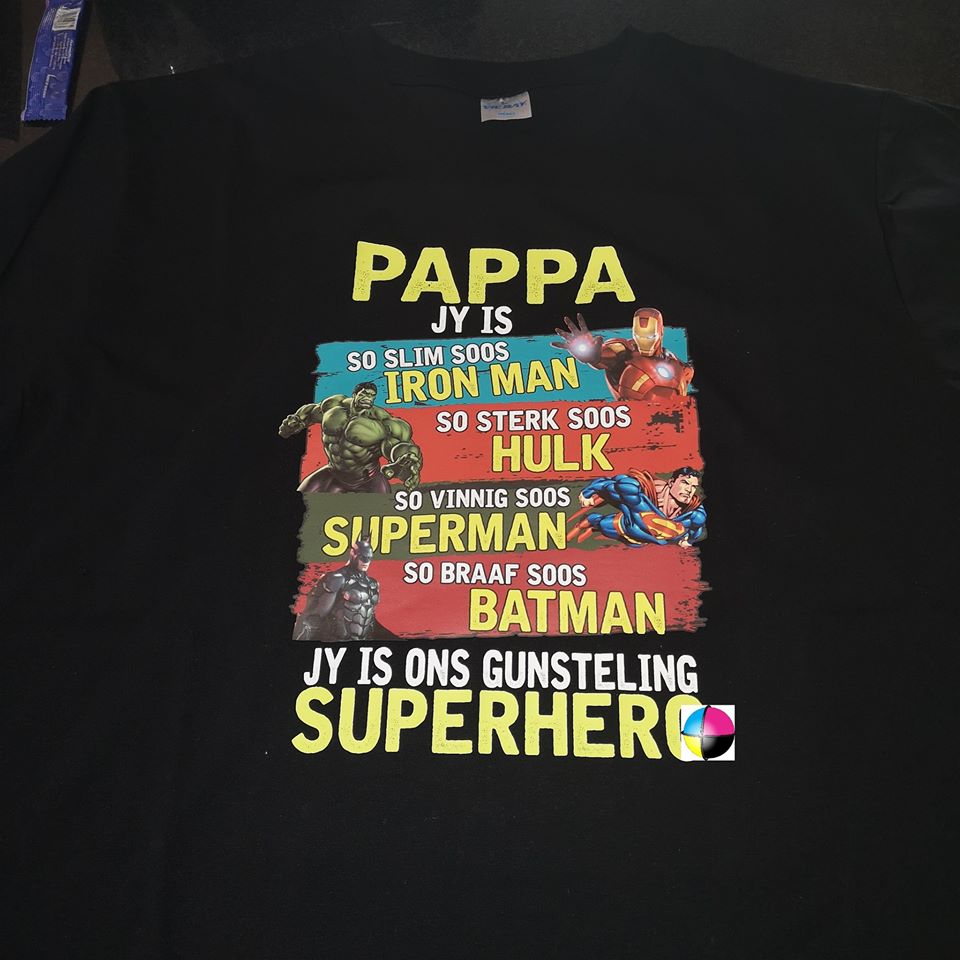 Pappa Jy is Afrikaans Superhero Printed Shirt Father's day Shirt / Hoodie / Sweater