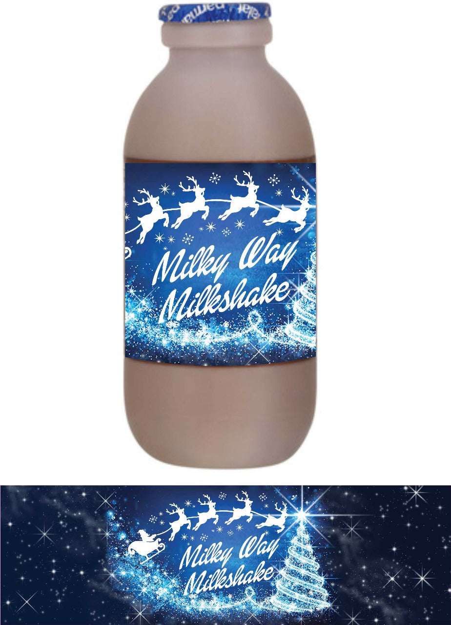 "Personalised Steri Stumpi bottle labels featuring custom names and messages for special events"