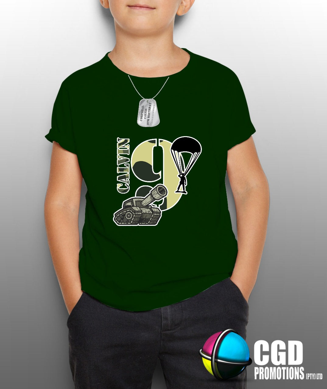 Army Birthday Kids Printed Shirt
