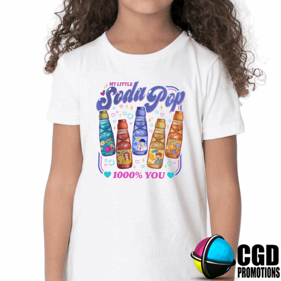 My little soda pop "K-pop Demon Hunter inspired shirt front design"