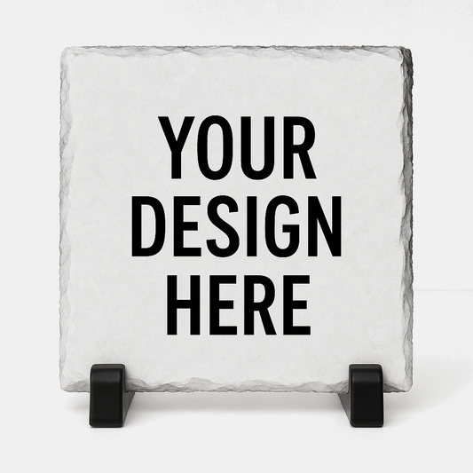 Custom Design Personalised Stone Slate Photo Plaque (various sizes)