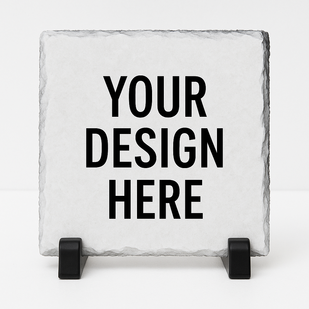 Custom Design Personalised Stone Slate Photo Plaque (various sizes)