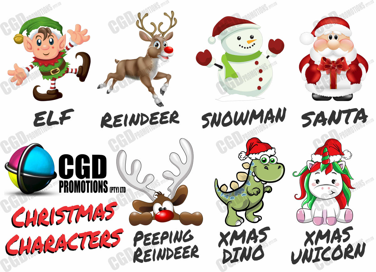 Christmas Mugs – Personalized CGD Xmas Characters