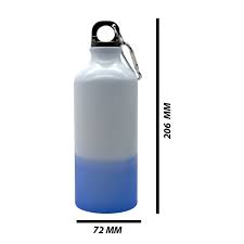 Custom Magic Blue Water Bottle - Personalised Aluminium 600ml Magic Water Bottle SA | CGD Promotions