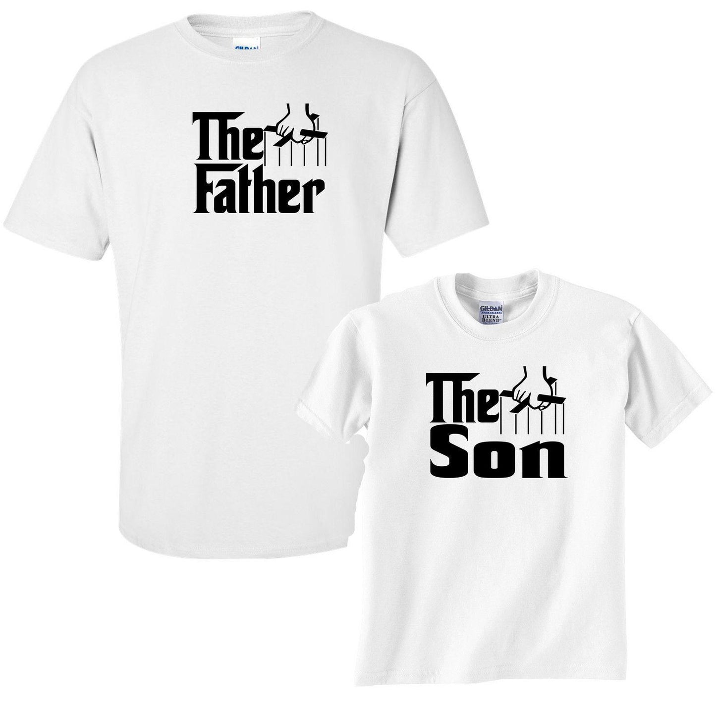 The Father & The Son Matching Printed Father's Day Shirts