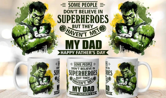 Hulk Superhero Mug Gift foir Dad Father's day Mug