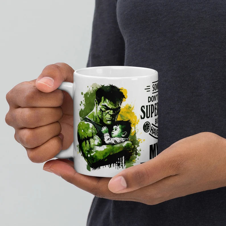 Hulk Superhero Mug Gift foir Dad Father's day Mug