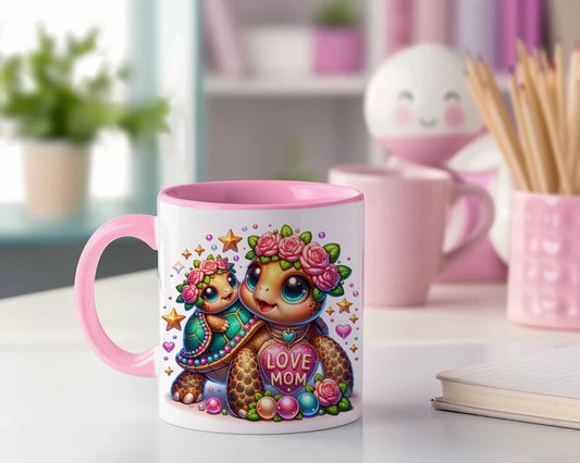 Turtle Love Mom Mother's day Mug / Tumbler
