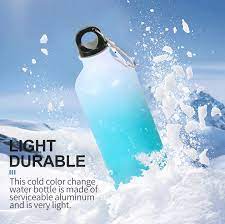 Custom Magic Blue Water Bottle - Personalised Aluminium 600ml Magic Water Bottle SA | CGD Promotions