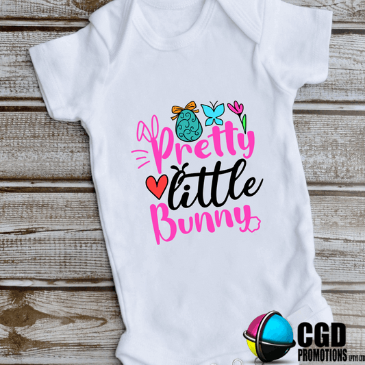 Pretty Little Bunny - Easter Printed Baby Grow