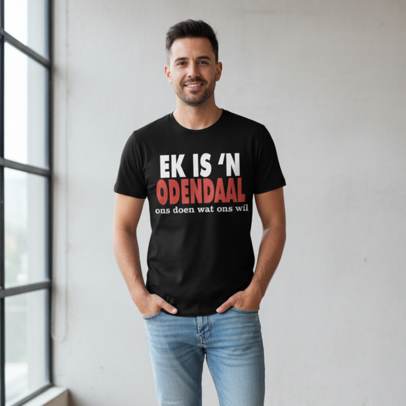 Ek is ’n [Surname] Ons Doen Wat Ons Wil Printed Shirt – Matching Unisex, Ladies Fitted & Kids | Family Heritage Shirt – CGD Promotions