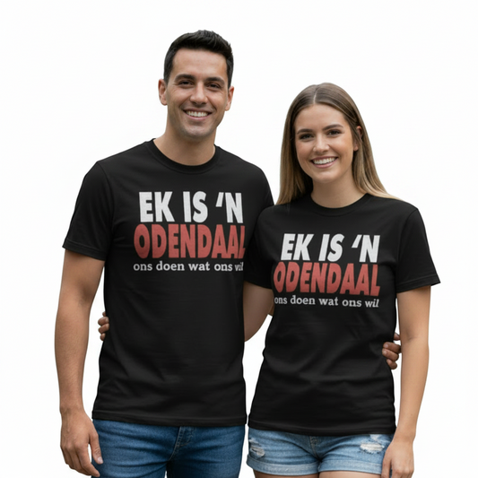 Ek is ’n [Surname] Ons Doen Wat Ons Wil Printed Shirt – Matching Unisex, Ladies Fitted & Kids | Family Heritage Shirt – CGD Promotions