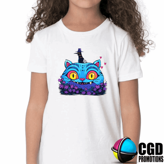 "K-pop Demon Hunter inspired shirt front design" cute blue tiger and bird
