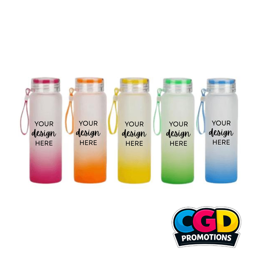 “Personalised frosted sublimation bottle 500ml Boksburg”