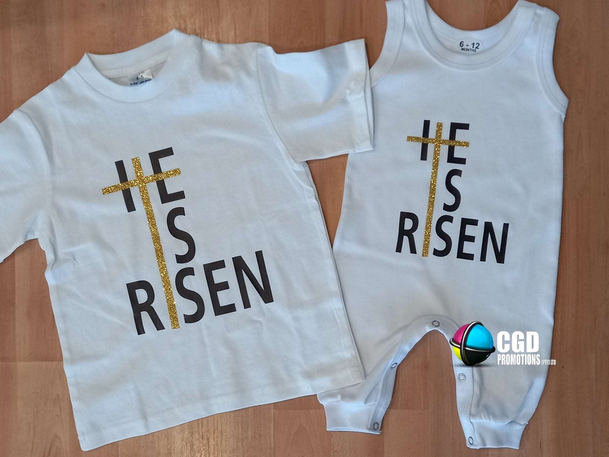 He is Risen Adult & Kids Printed Shirt (Faith Based)