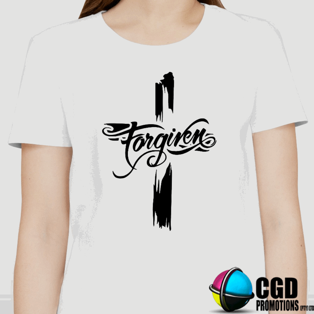 Forgiven Adult Printed Shirt (Faith Based)