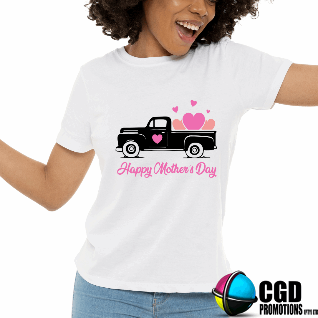 Happy Mother's Day Truck Printed Shirt