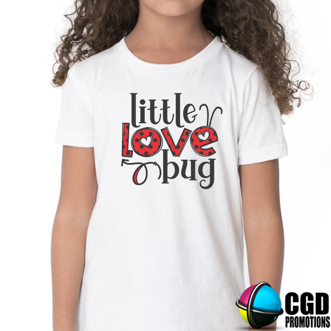 Little Love Bug - Valentines Day Shirt - Kids Shirts