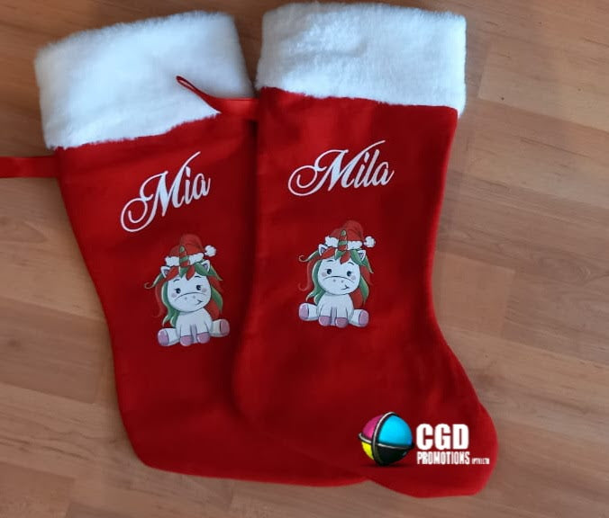 Christmas Character Felt Stockings ‚ Personalized with Names