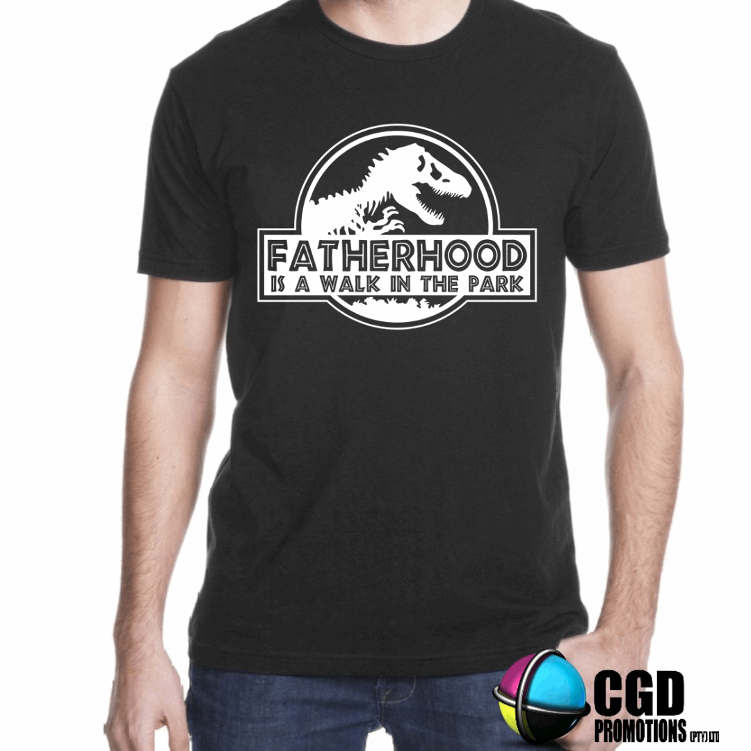 Fatherhood is a walk in the park Printed Shirt