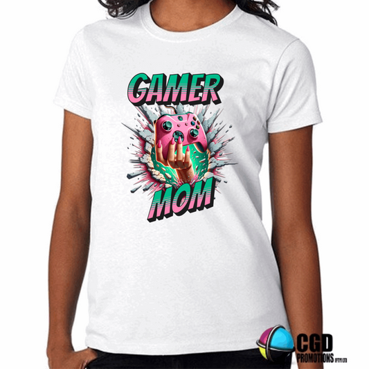 Gamer Mom Printed Shirt