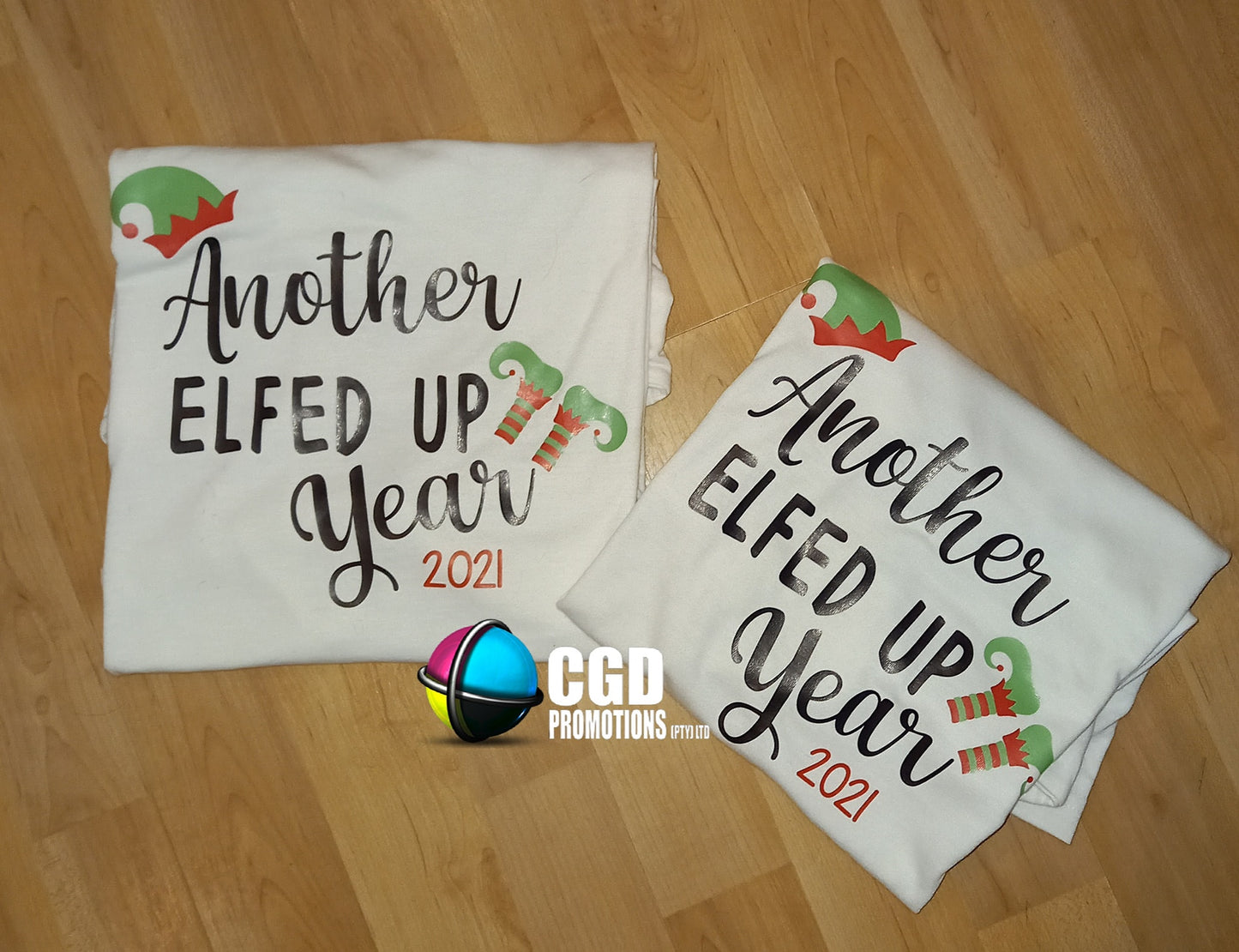 Another Elfed Up Year Christmas Printed Shirt