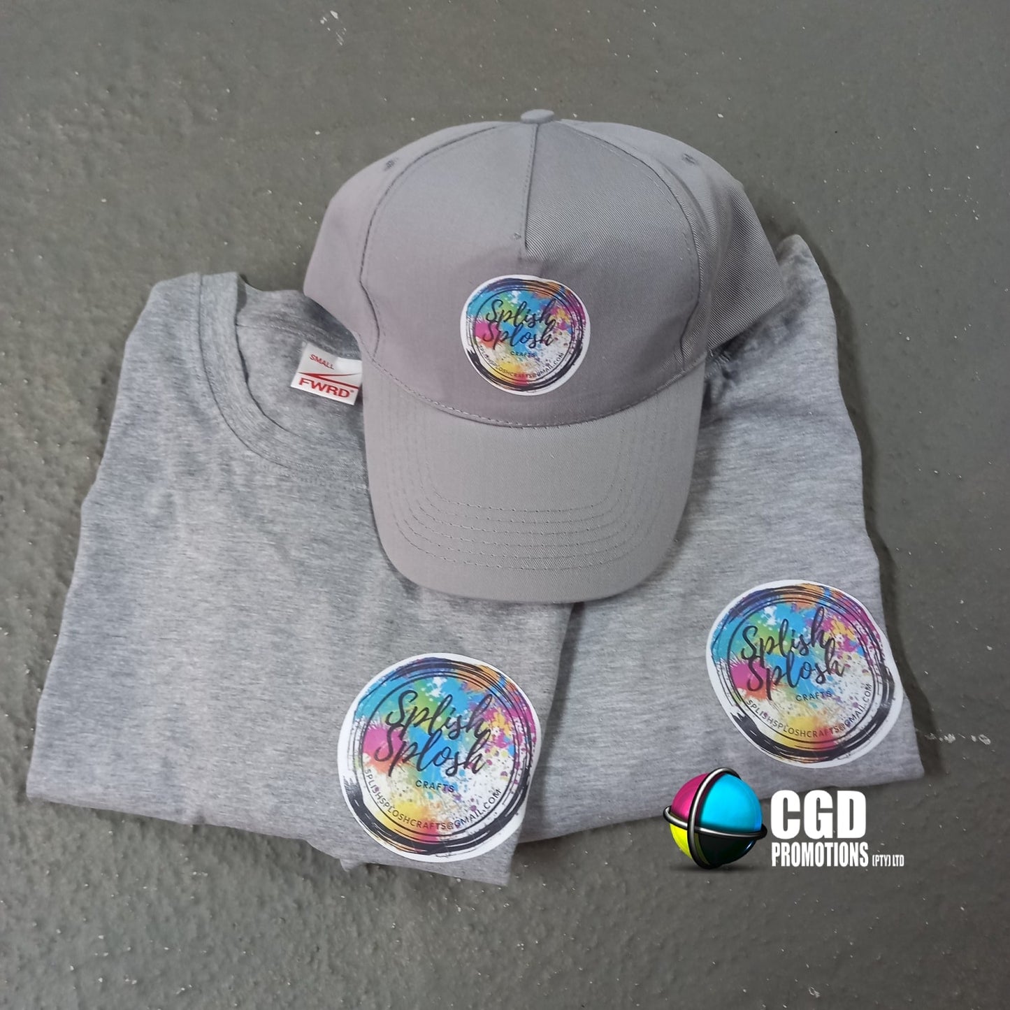 Custom Branded Shirt + FREE Cap – No Min Order | Small Business Promo