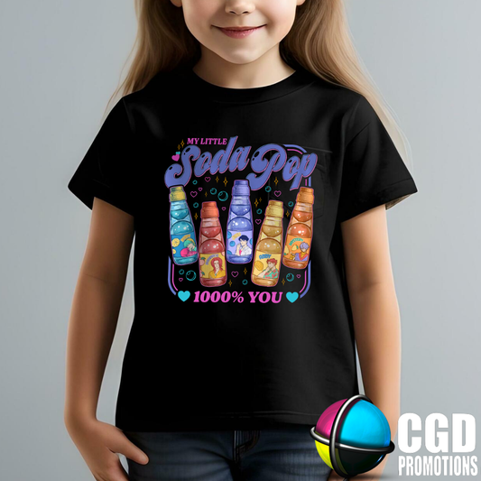 "K-pop Demon Hunter inspired shirt front design" My Little Soda pop