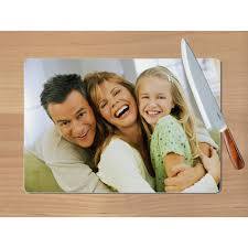 Tempered glass chopping board with logo or name print