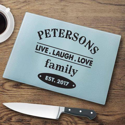 Custom glass kitchen board gift – A4 size – CGD Promotions