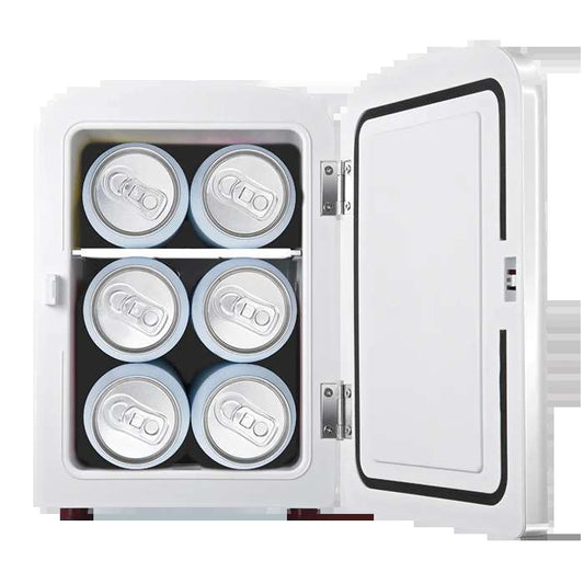 Full wrap 6 Can Mini-Fridge With Built In Bluetooth