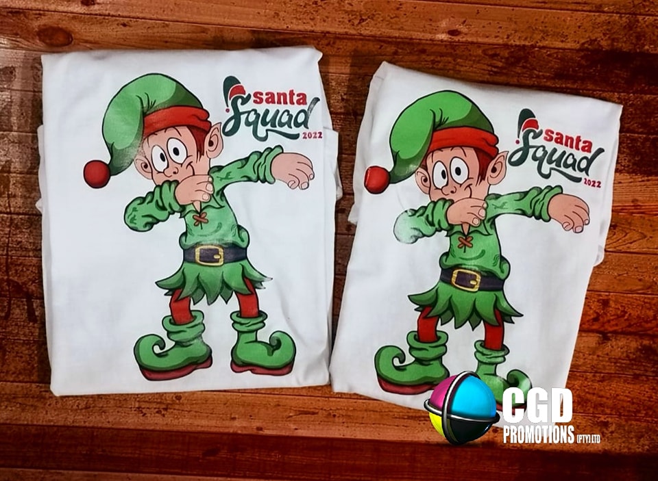 Dubbing Characters - Santa Squad Matching Christmas Printed Shirt for the Whole Family ‚ Unisex, Ladies Fitted & Kids