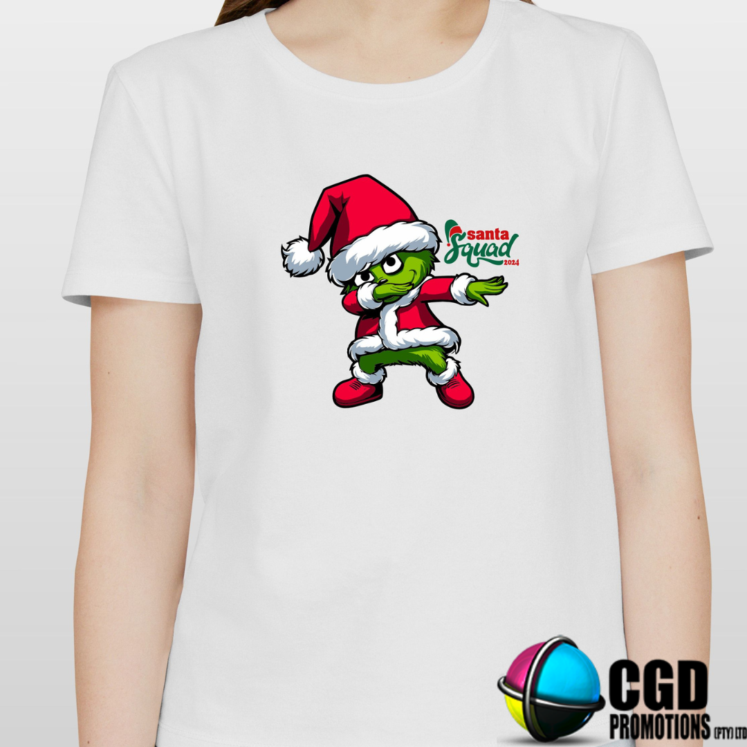 Dubbing Grinch Xmas Dub Christmas Printed Shirt for the Whole Family - Matching Unisex, Ladies Fitted & Kids