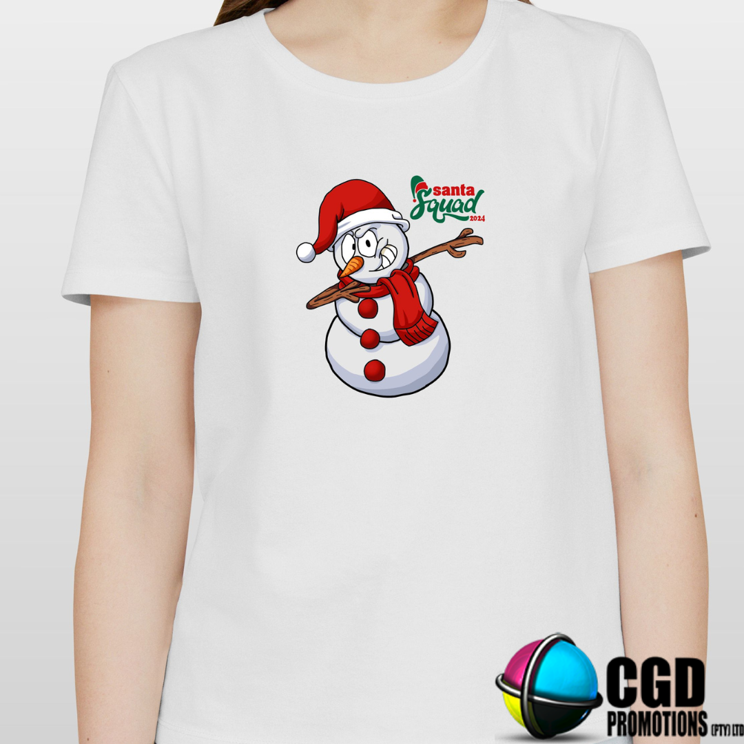 Dubbing Characters - Santa Squad Matching Christmas Printed Shirt for the Whole Family ‚ Unisex, Ladies Fitted & Kids