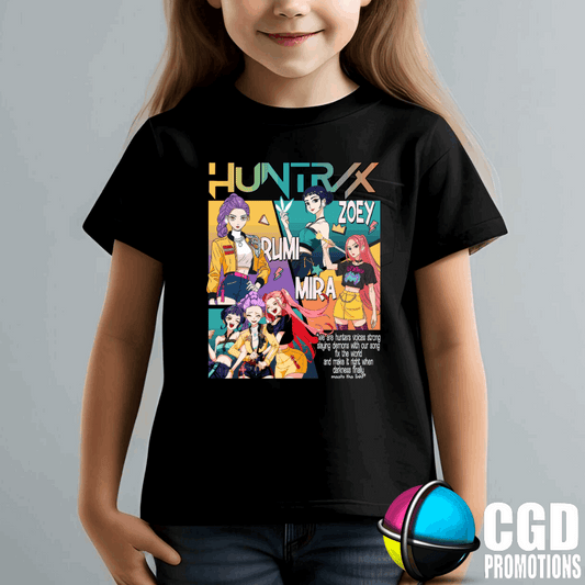 We are hunter voices storng slaying demons with our song fix the world and make it right when drakness finally meats the light