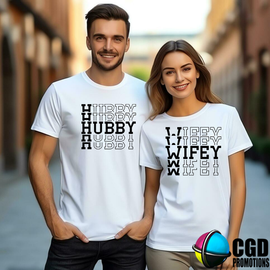 Matching Couples Hubby & Wife shirts - Valentines Day Shirts South Africa