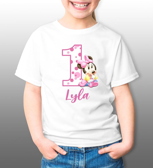 Minnie Birthday Kids Printed Shirt